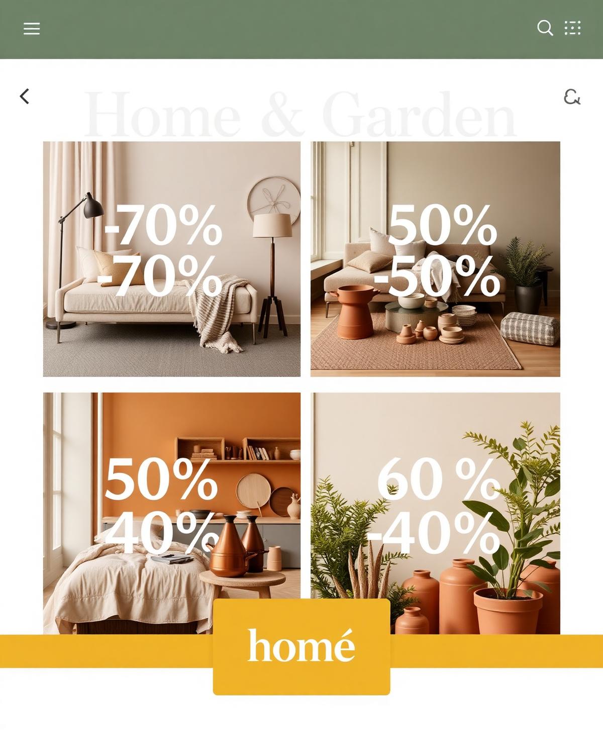 Template HOME & GARDEN — Casa & Jardín
