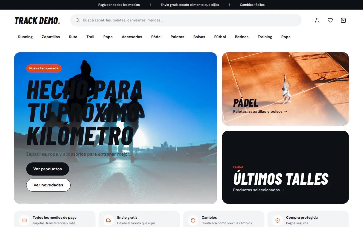 Template TRACK — Deportes